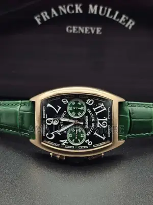 Franck Muller Genuine Leather Luxury Men's Designer Wristwatches