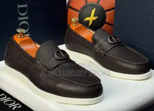 Christian Dior Genuine Leather Men's Shoes