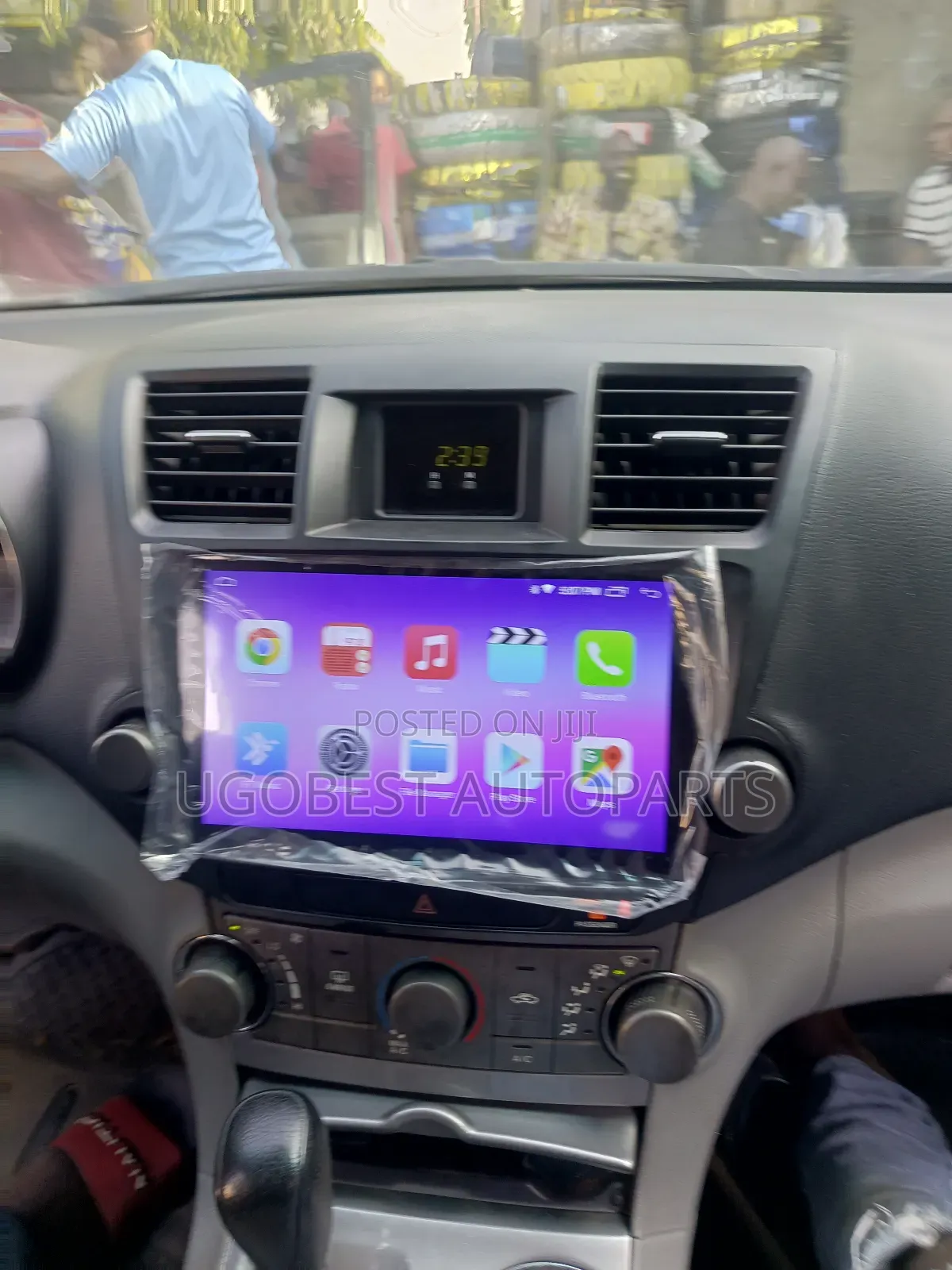 Toyota Highlander Android Screen 2008/2011 With GPS Navigation