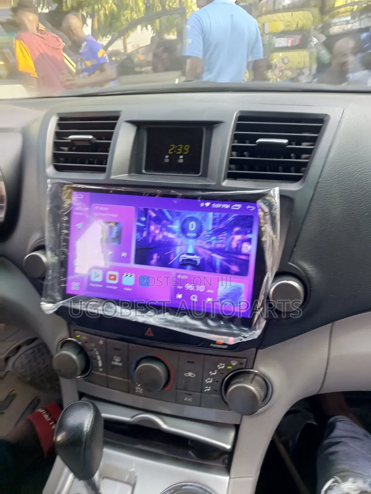 Toyota Highlander Android Screen 2008/2011 With GPS Navigation