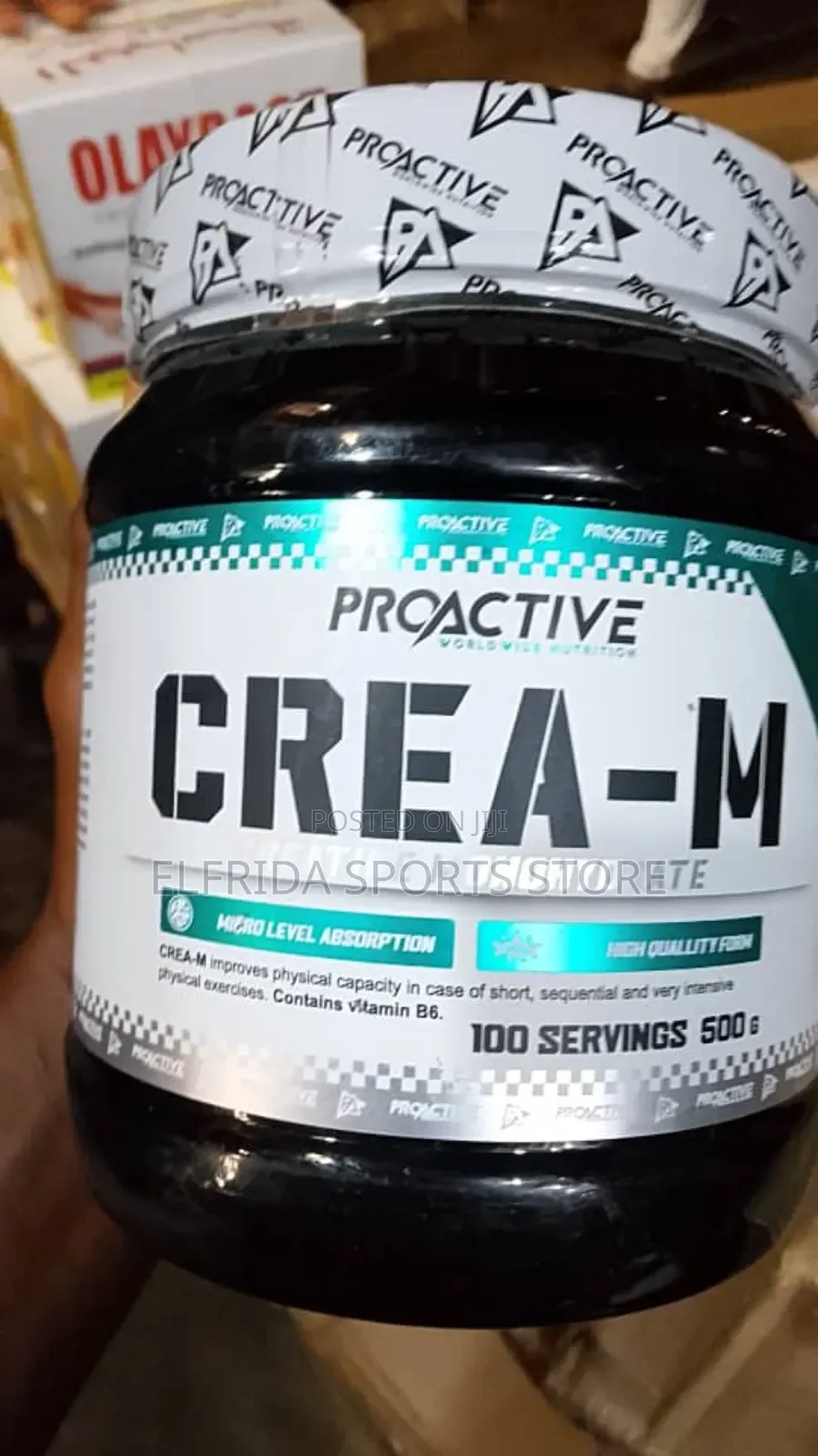 Proactive Crea-M Creatine Monohydrate 500g – Micronized Creatine