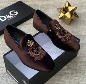 Dolce and Gabbana Luxury Designer Suede Shoe