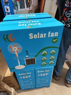Solar Fan 16 Inches and It Can Last 24 Hours