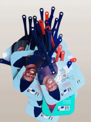 Plastic PVC Campaign Hand Fan Branding
