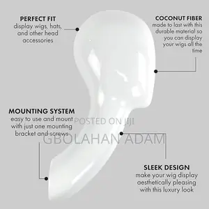 Wall-Mounted Mannequin Head