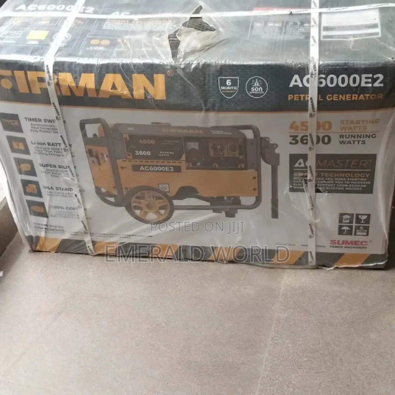 Sumec Firman 4.5kva Generator With Timer