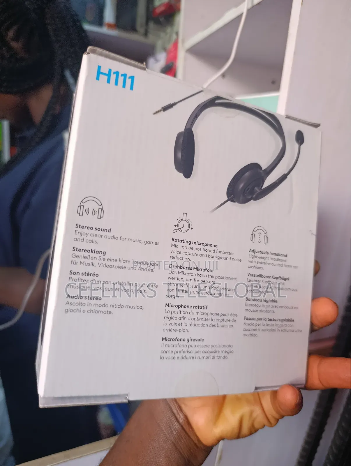 Logitech H111 Usb Headset With Noise-Canceling Microphone