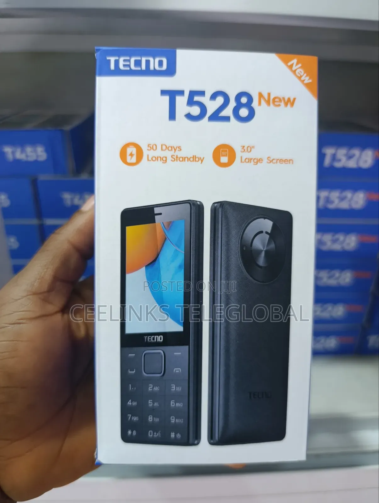 New Tecno T528 Black
