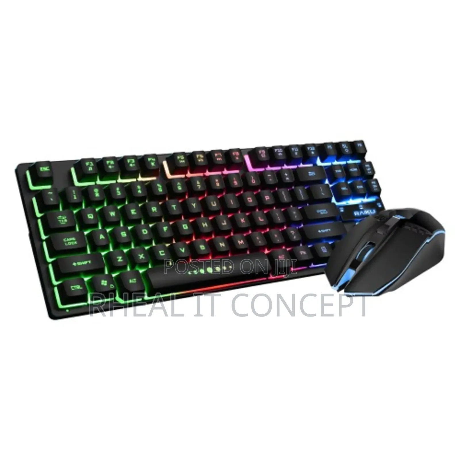 Raiku R905 RGB Wireless Keyboard and Mouse