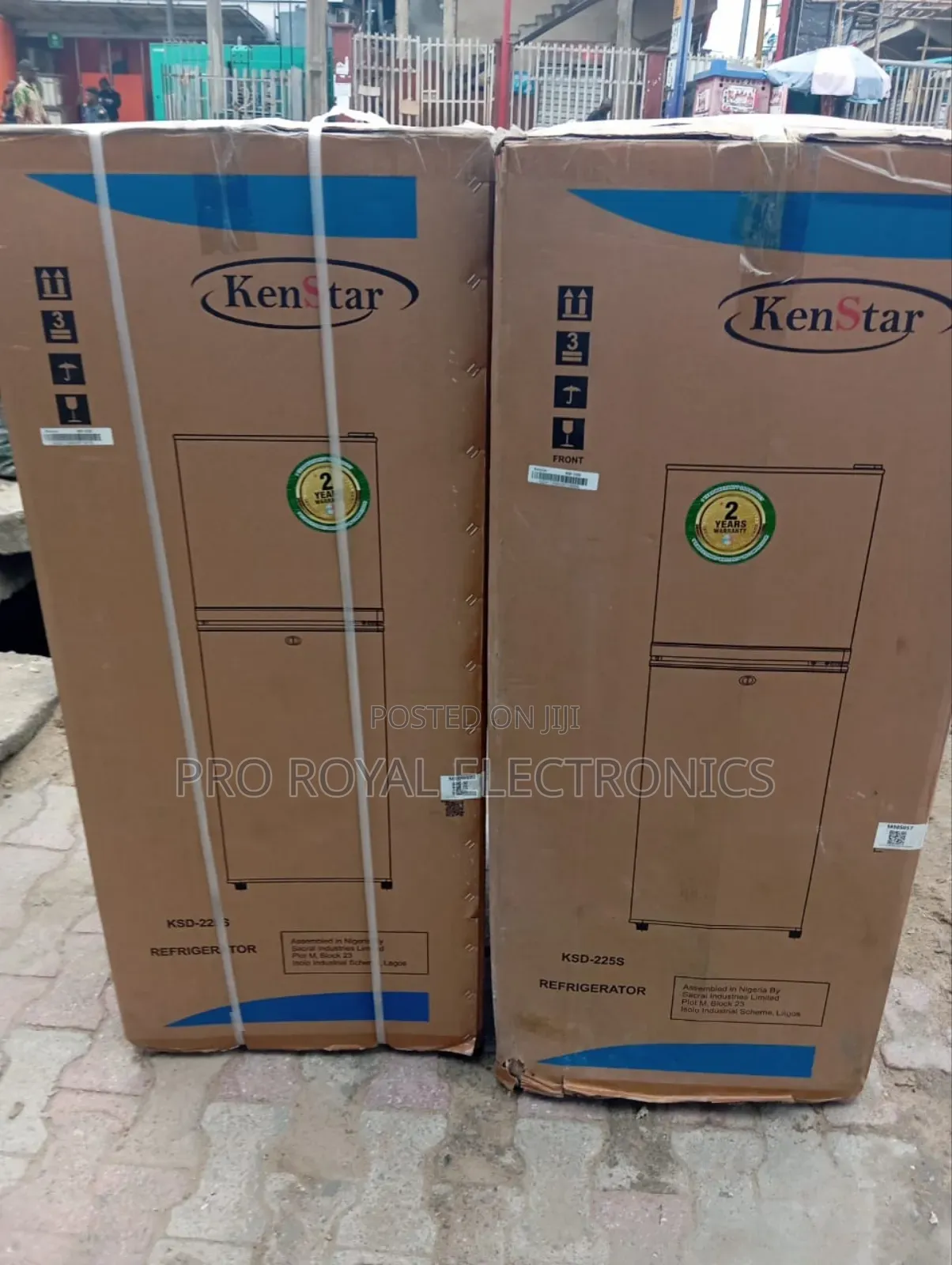 Ken Star Double Door Refrigerator 200 Liter