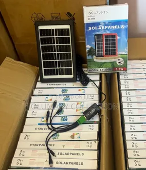 3.5w Solar Direct Charger With Usb Multi Cable – No Battery Needed