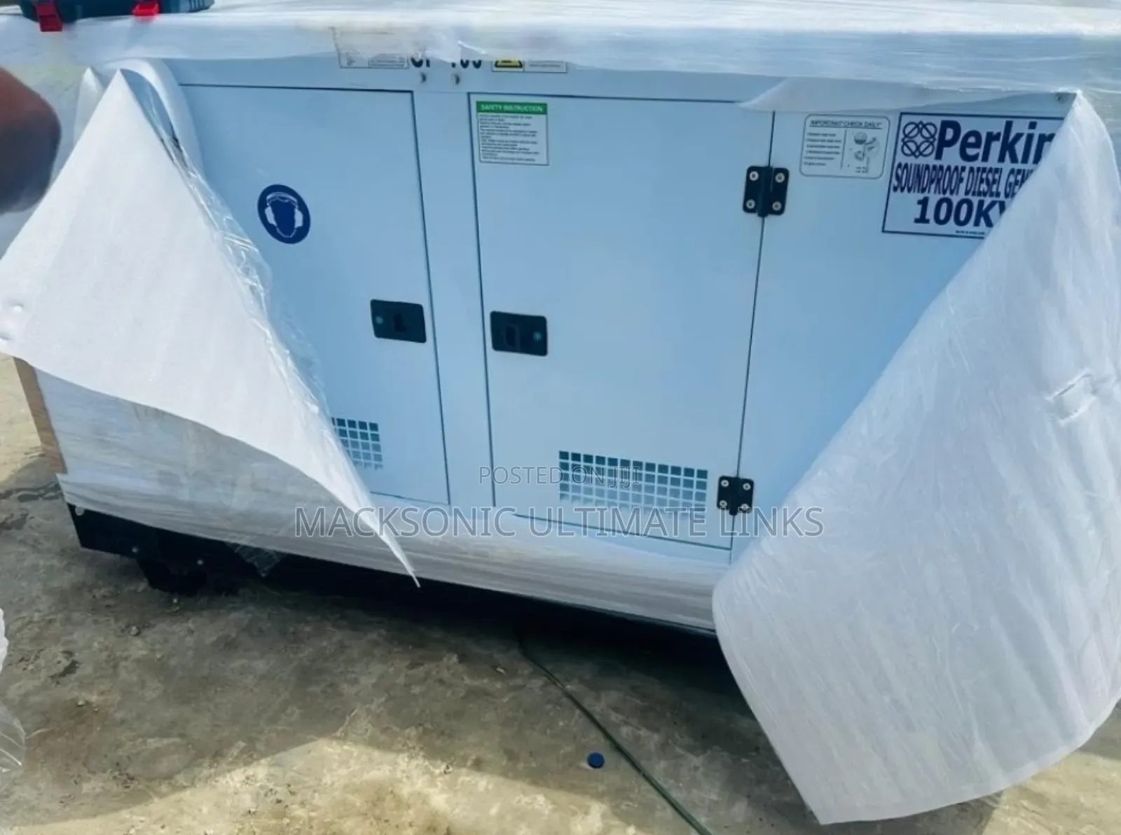 Perkins Sp100kva Soundproof Generator