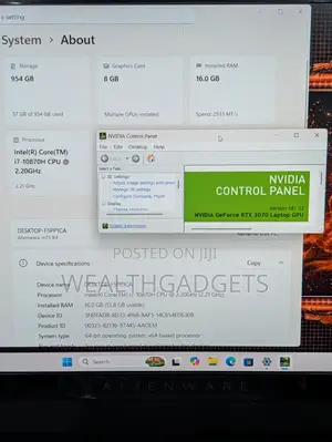 Laptop Dell Alienware M15 R4 16GB Intel Core i7 SSD 1T