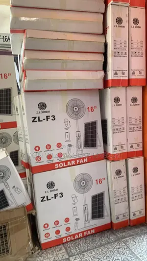 Zl-F3 16 Inches Solar Rechargeable Fan