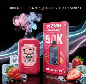 ZMR Spark 50000 Puffs Ice Portable Strawberry Flavor