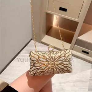 Glamorous Occasion Gold Clutch Purse