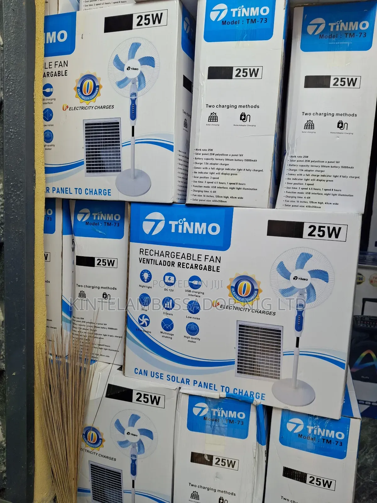 16" Tinm0 Rechargeable Fan