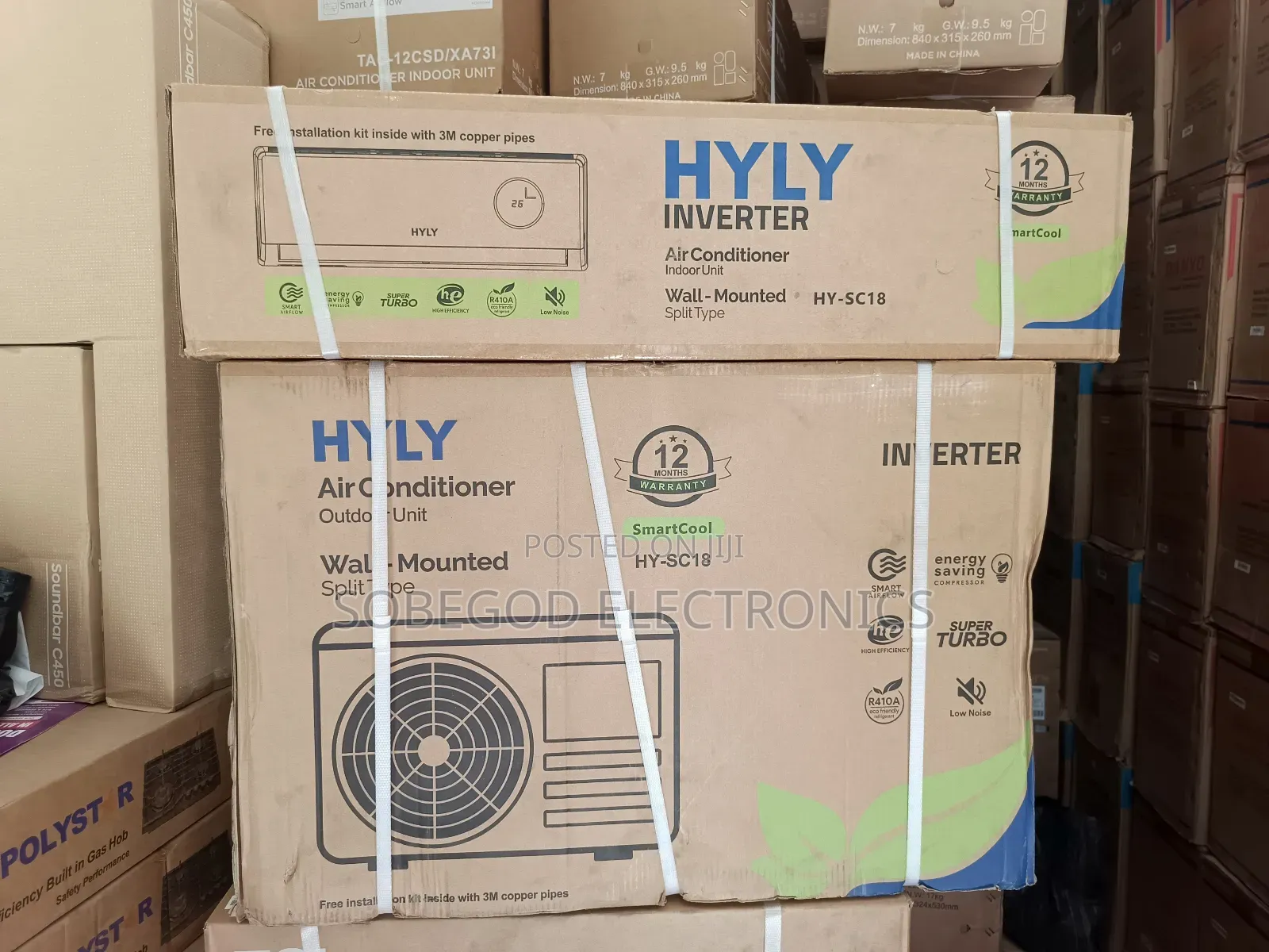 Original Hyly Inverter Ac 2hp Split Units