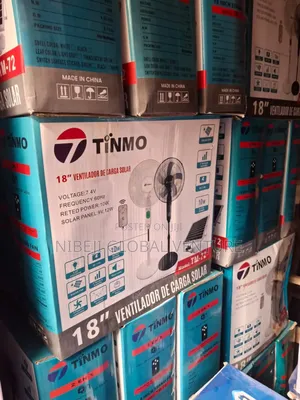 18 Inches Tinmo Rechargeable Solar Panel Fan