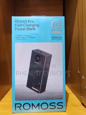 Romoss Pea40 Pro 65w Type-C Laptop/Phone Power Bank 40,000mah