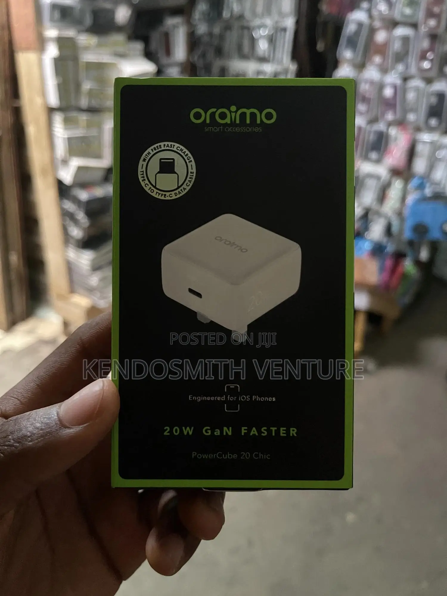 Oraimo Powercube 20 Chic (20w Gan Fast Charger)