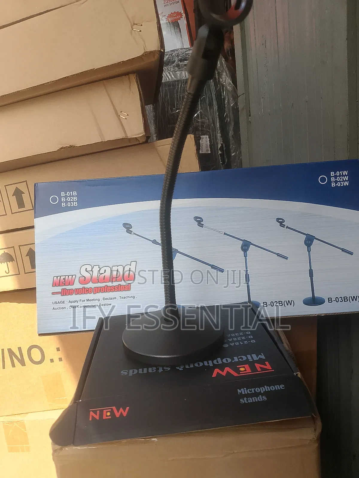 Microphone Table Stand With Spring