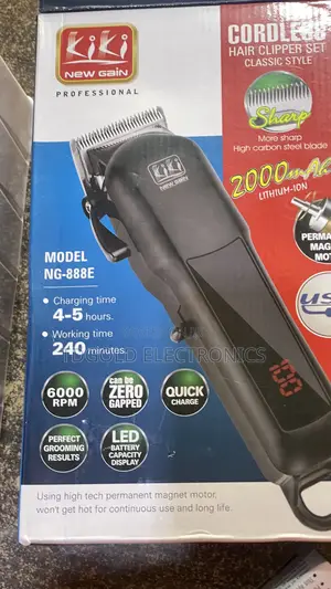 Kiki Cordless Rechable Hair Clipper