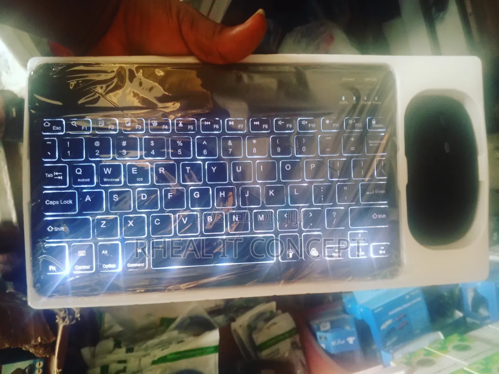 Mini Rechargeable Keyboard and Mouse With Backlight
