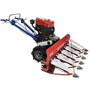 Tractor and Rice Harvester