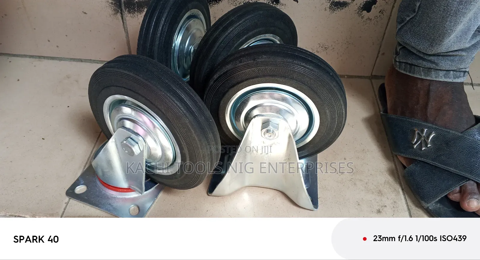 6" Trolley Tyre Set