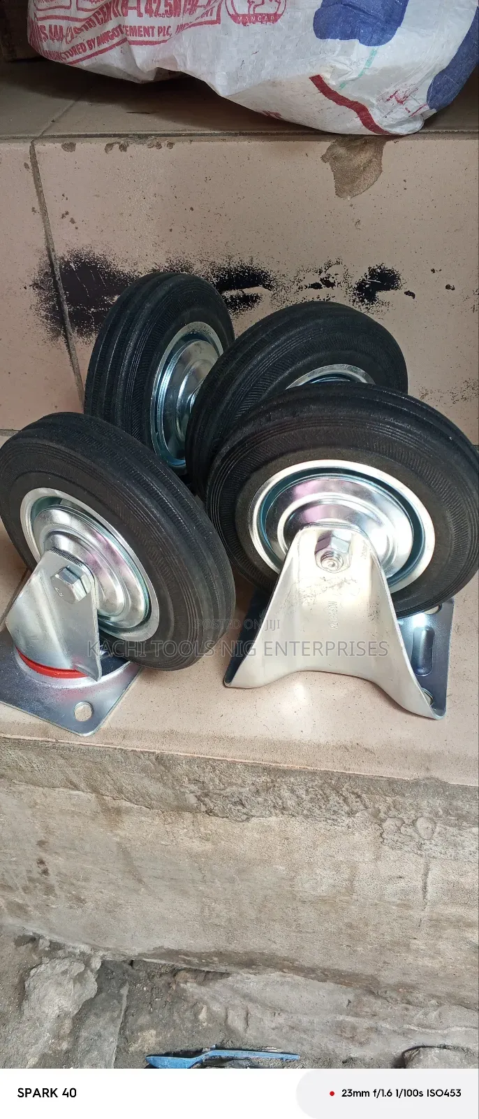 6" Trolley Tyre Set