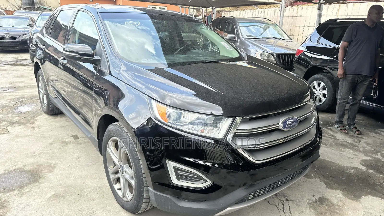 Ford Edge Titanium 4dr AWD (2.0L 4cyl 6A) 2016 Black