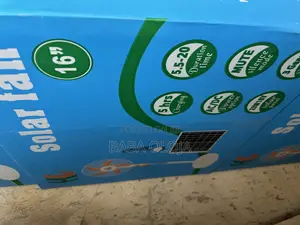  Solar Standing Fan With Panel Bulbs – No Light? No Problem!