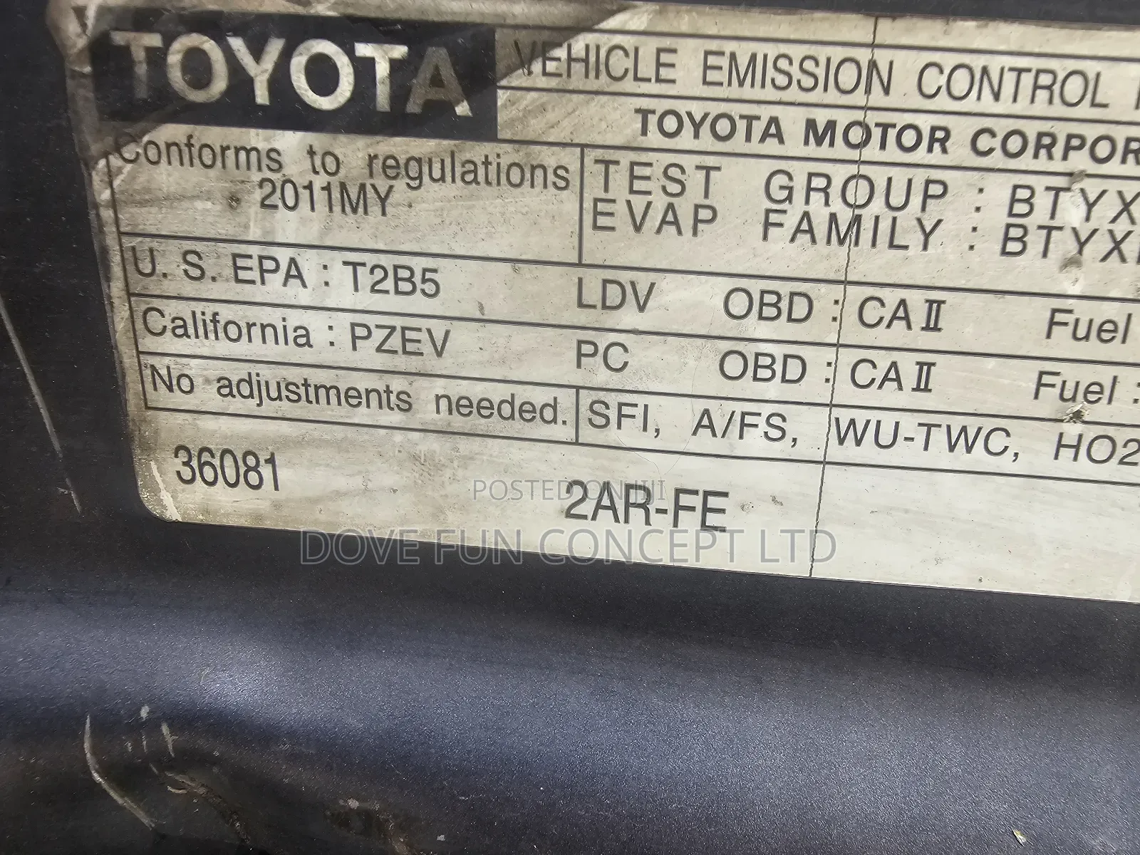 Toyota Camry 2011 Gray