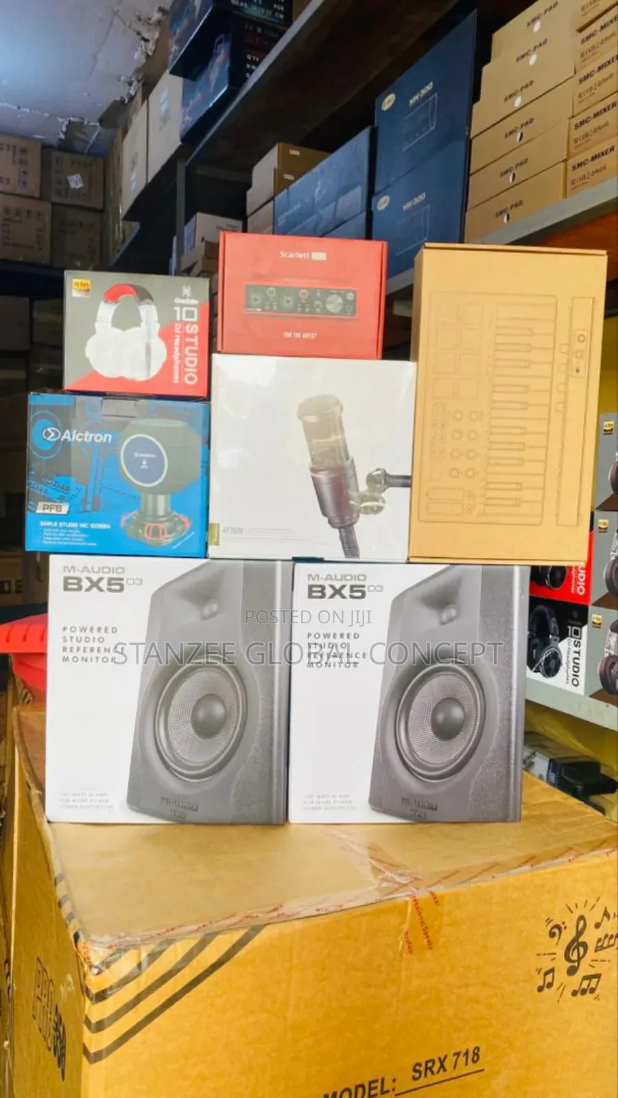 Complete Home Studio Setup – Mic, Studio Monitors Recording Gear