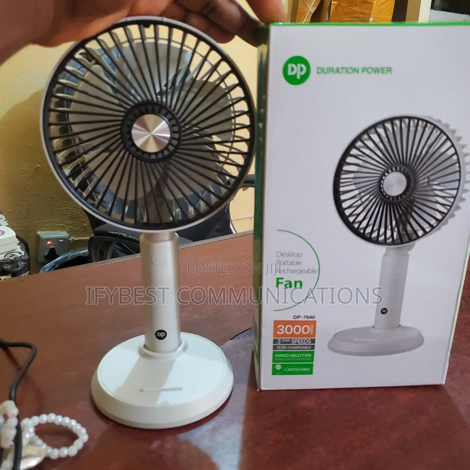 Portable Rechargeable Fan Dp