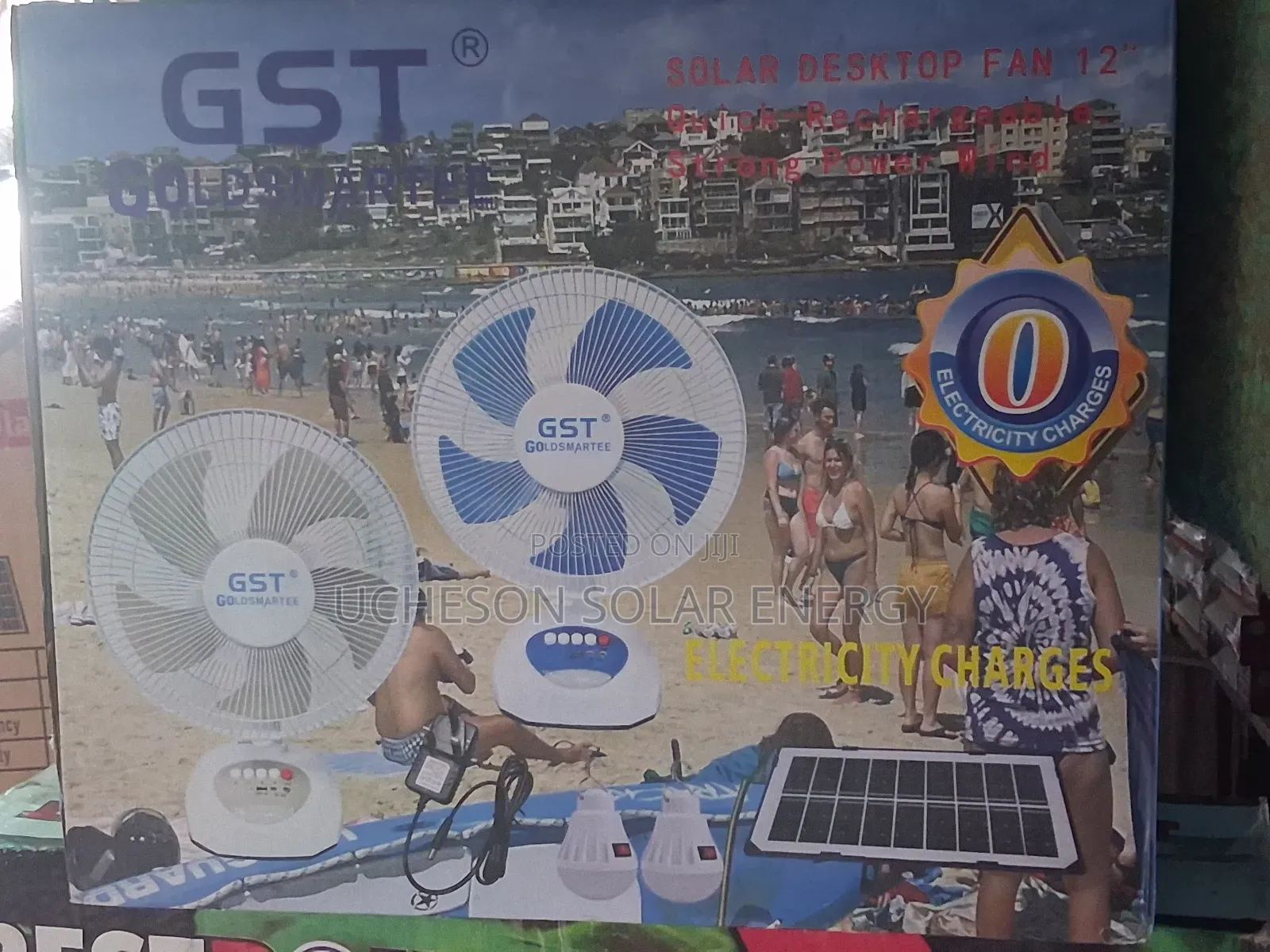 GST Table Rechargeable Fan