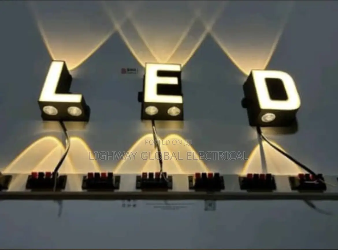 Alphabet Outdoor Wall Light