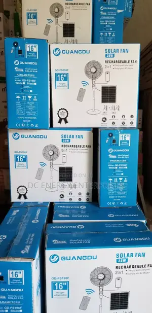 16inch Solar Fan With Remote and Bulb