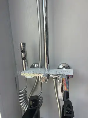 Chrome Standing Shower
