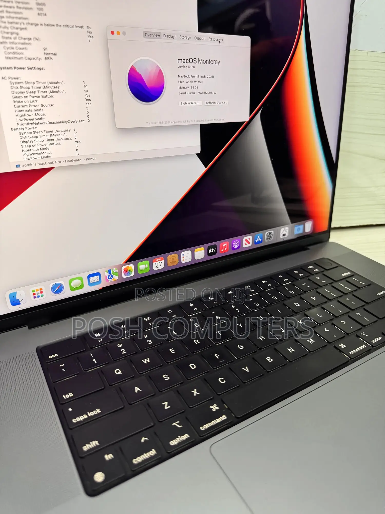 Laptop Apple MacBook Pro 2021 M1 64GB Apple M1 Max SSD 2T
