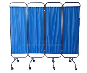 Lightweight 4 Folding Ward Screen for Home and Medical Use
