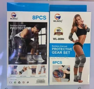 8pc Protective Brace Support Set(Knee,Ankle,Elbow and Wrist)