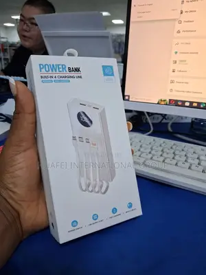 High Capacity Power Bank 4 Built -in Cables Led Display