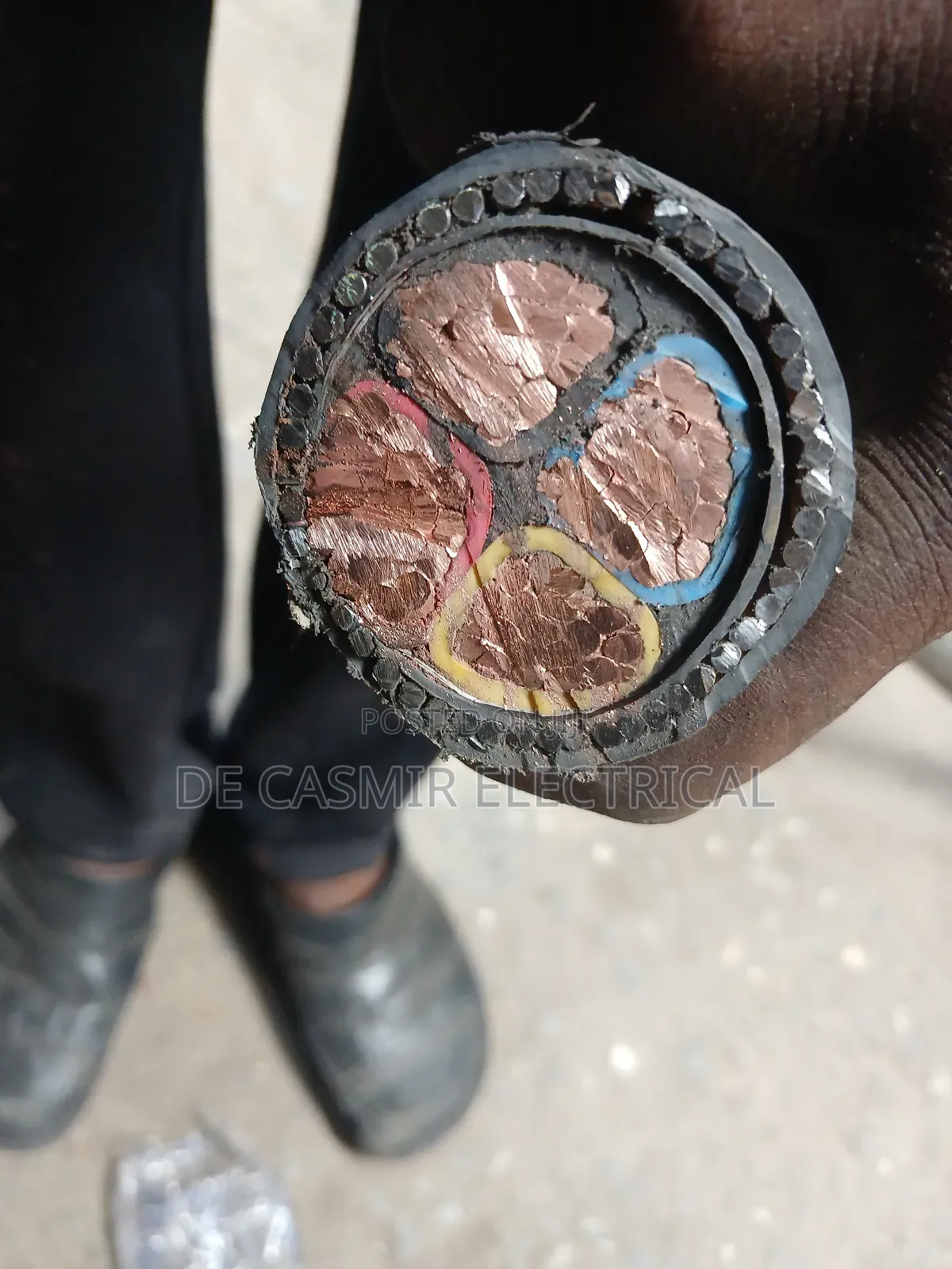 4x150mm2 Armoured Cable 600/1000 Volts