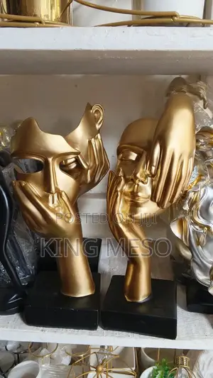 Face Figurine Decor Available as Seen