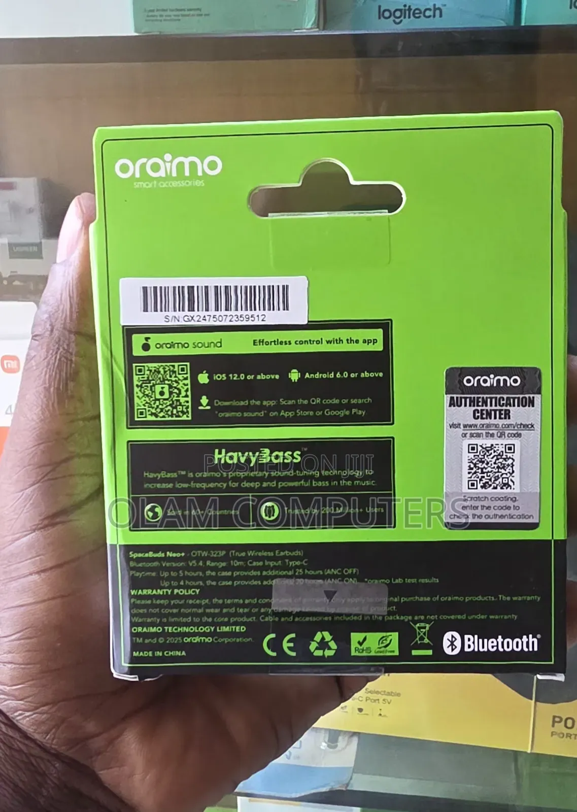 Oraimo Spacebuds Neo+ Anc