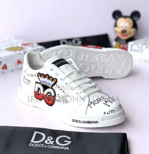 D G Exclusive Luxury White Color Shoe