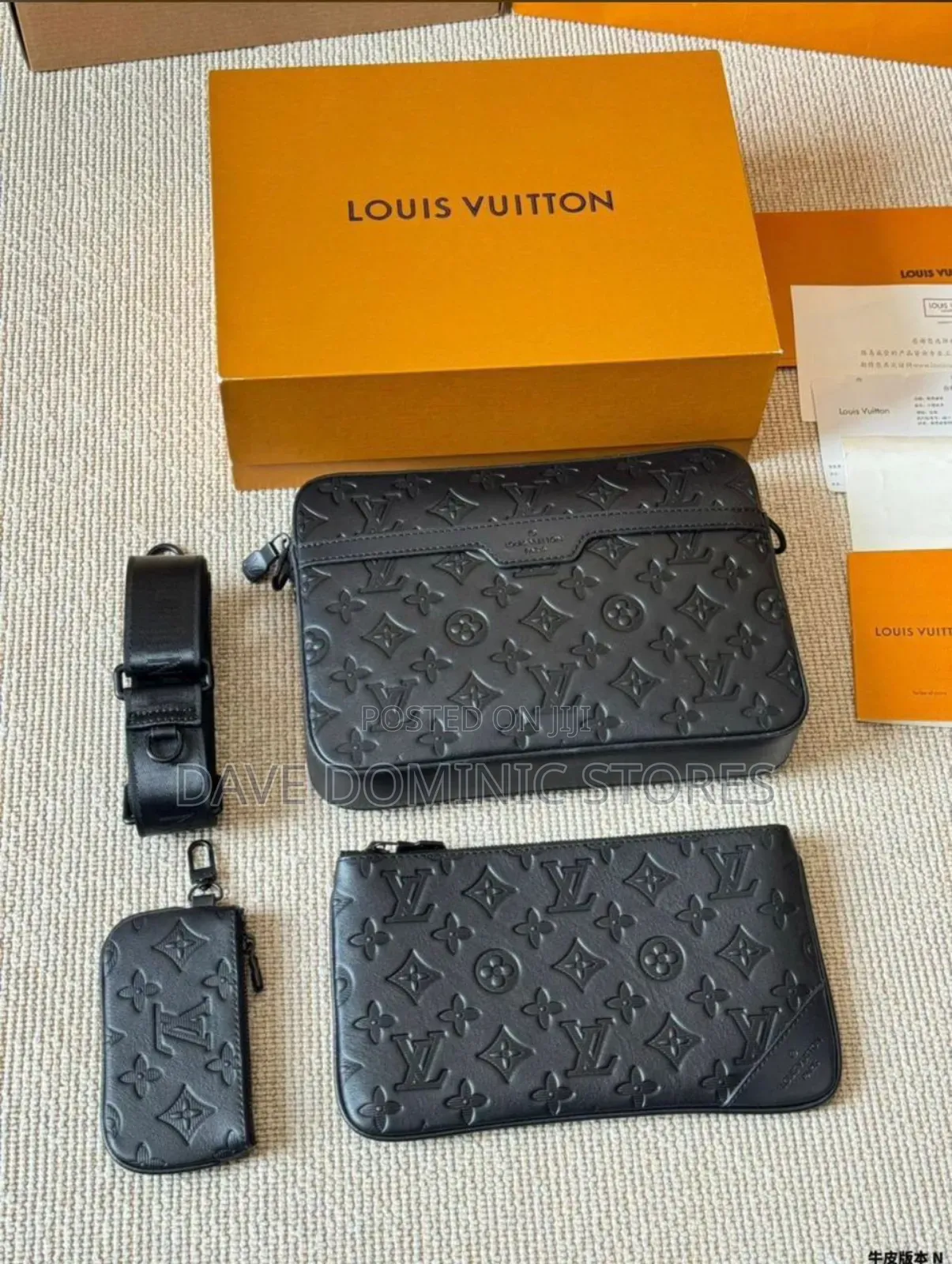 Quality Louis Vuitton Black Monogram Bag