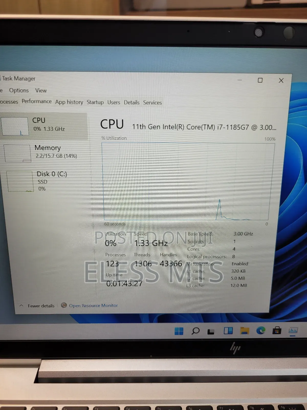Laptop HP EliteBook 830 G8 16GB Intel Core i7 SSD 512GB
